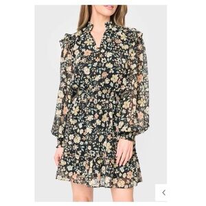 Floral Long Sleeve Dress